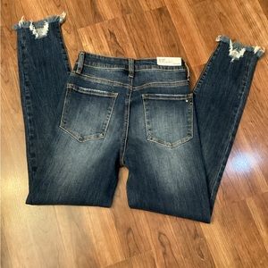 TRICOT MID-RISE CROP SKINNY JEANS NWT